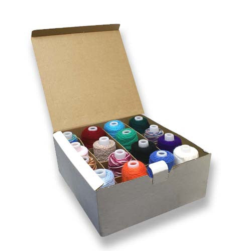 Pepperell Acrylic Yarn & Dispenser Box - 16 cones per box (DB16)