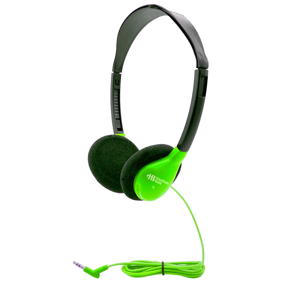 HamiltonBuhl Personal On-Ear Stereo Headphone  GREEN