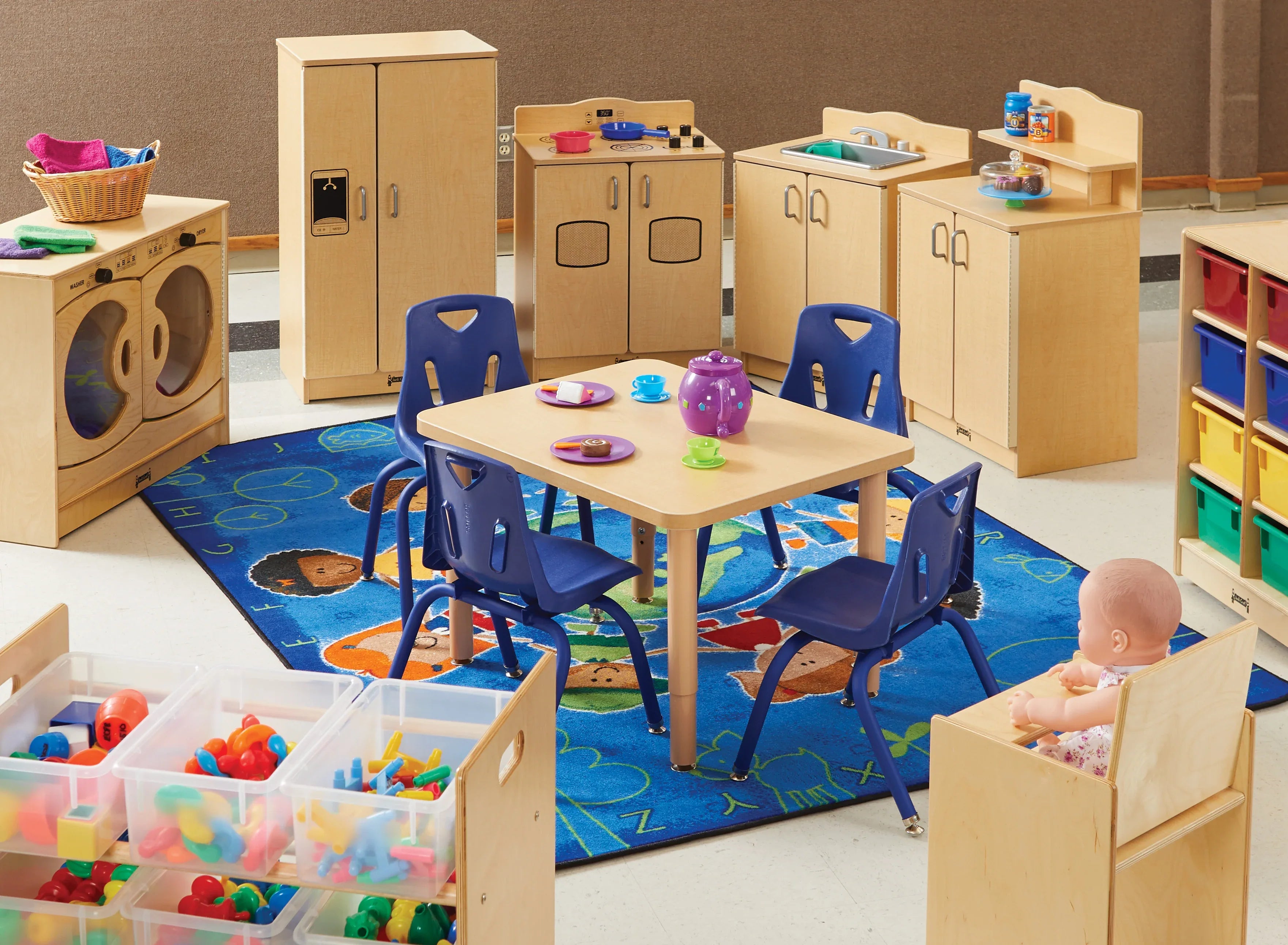 Jonti-Craft® Purpose+ Square Table - 24" x 24"
