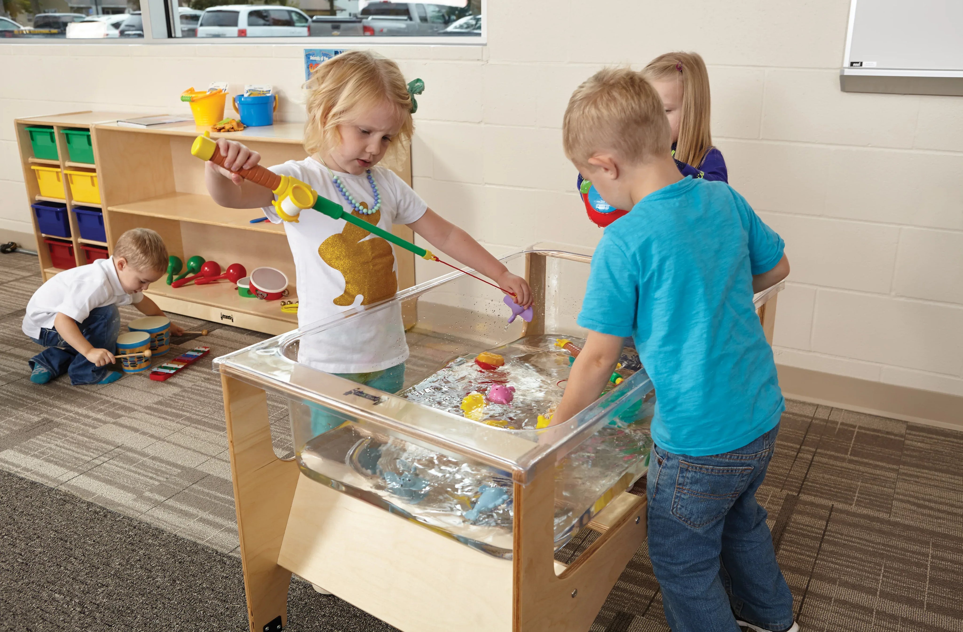 Jonti-Craft® Low Mobile Straight-Shelf
