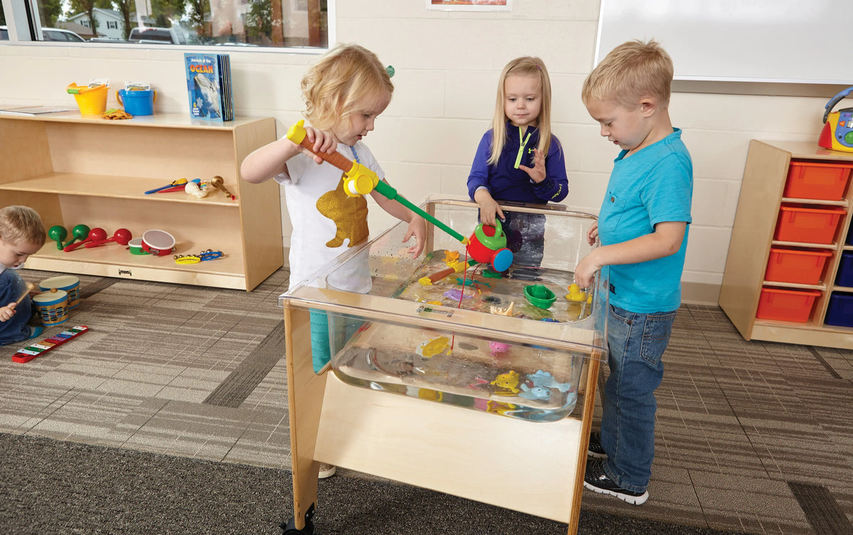 Jonti-Craft® Low Mobile Straight-Shelf
