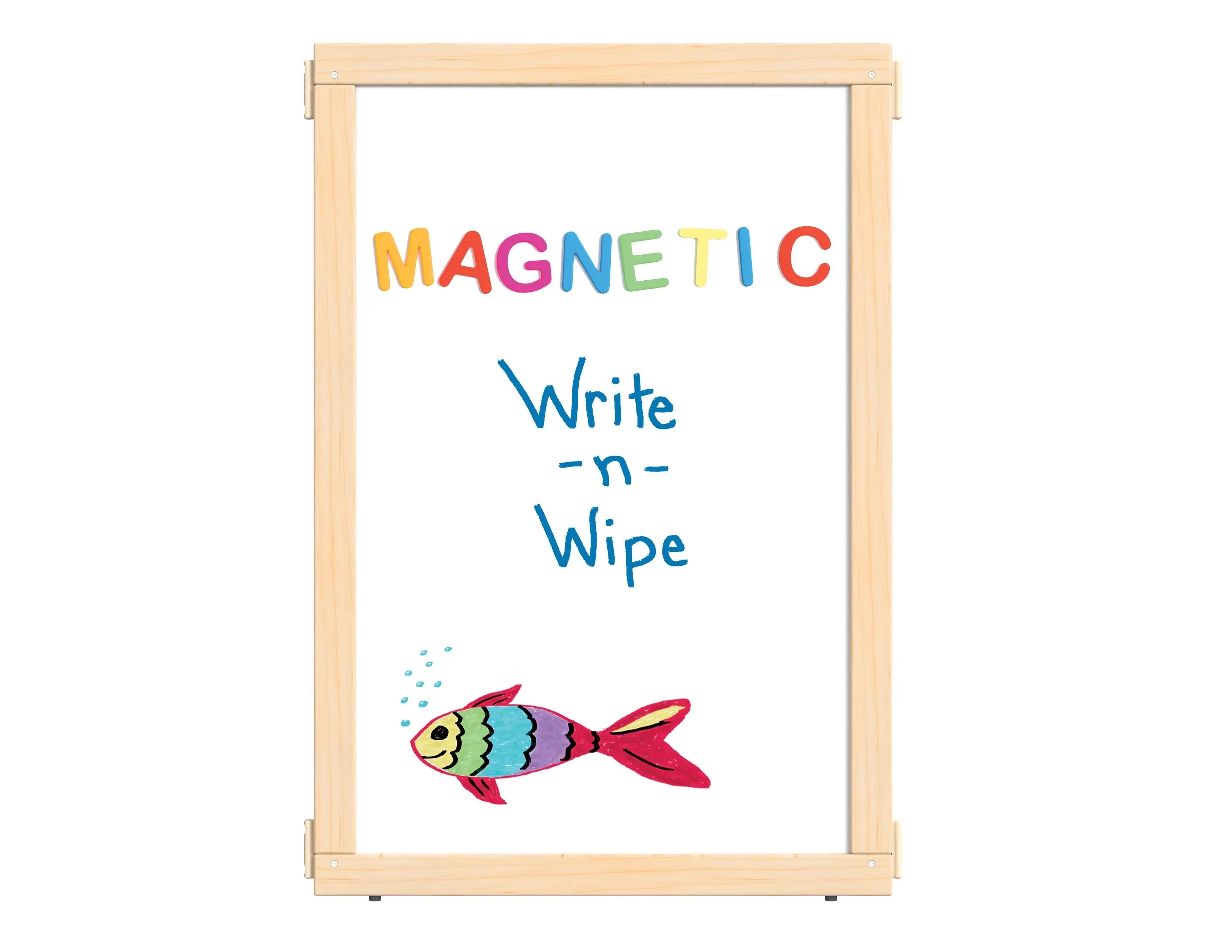 KYDZ Suite® Panel - A-height - 24" Wide - Magnetic Write-n-Wipe