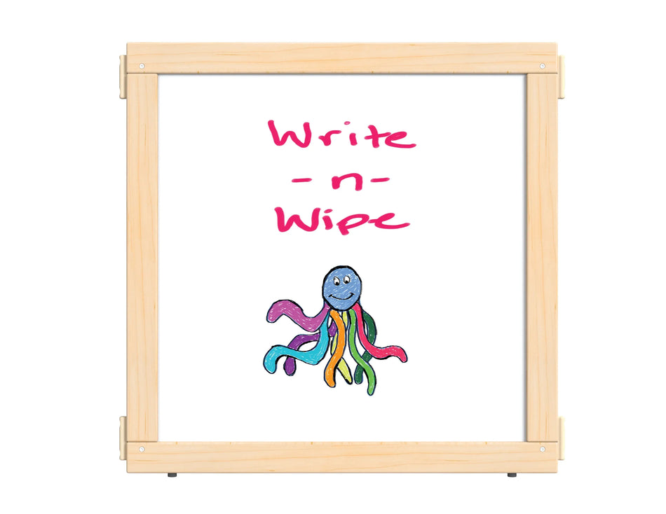 KYDZ Suite® Panel - T-height - 24" Wide - Write-n-Wipe