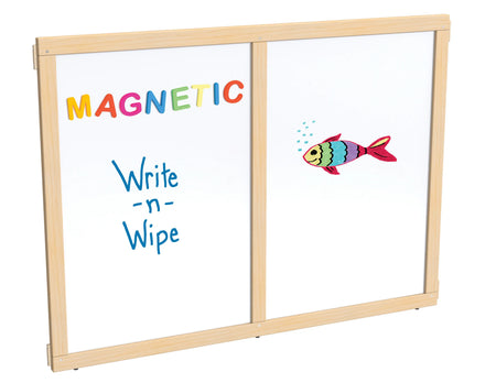 KYDZ Suite® Panel - A-height - 48" Wide - Magnetic Write-n-Wipe