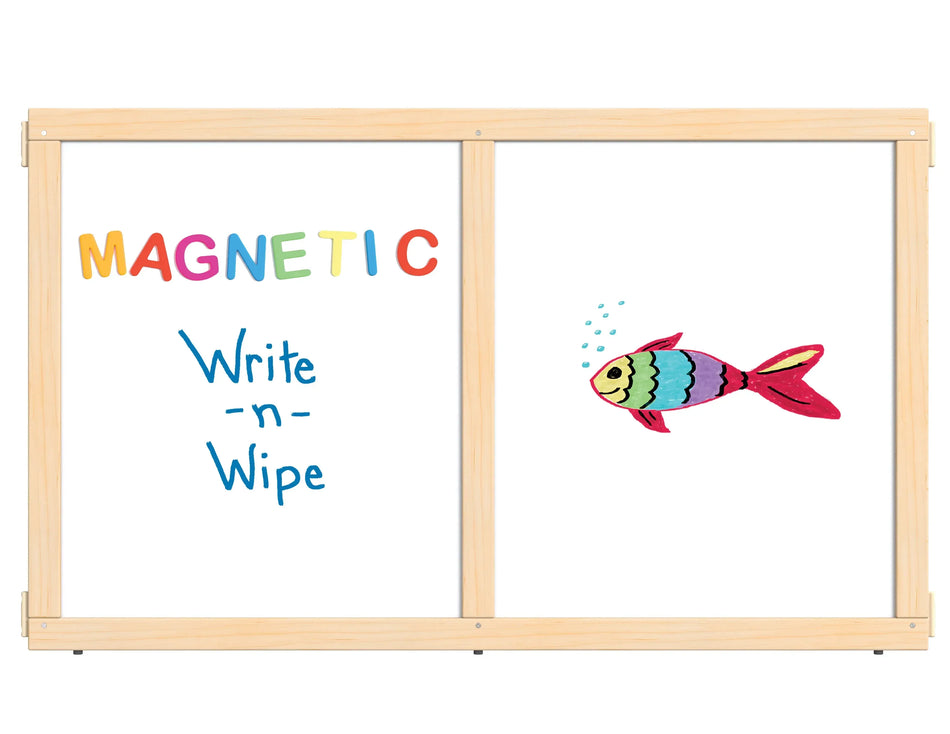 KYDZ Suite® Panel - E-height - 48" Wide - Magnetic Write-n-Wipe