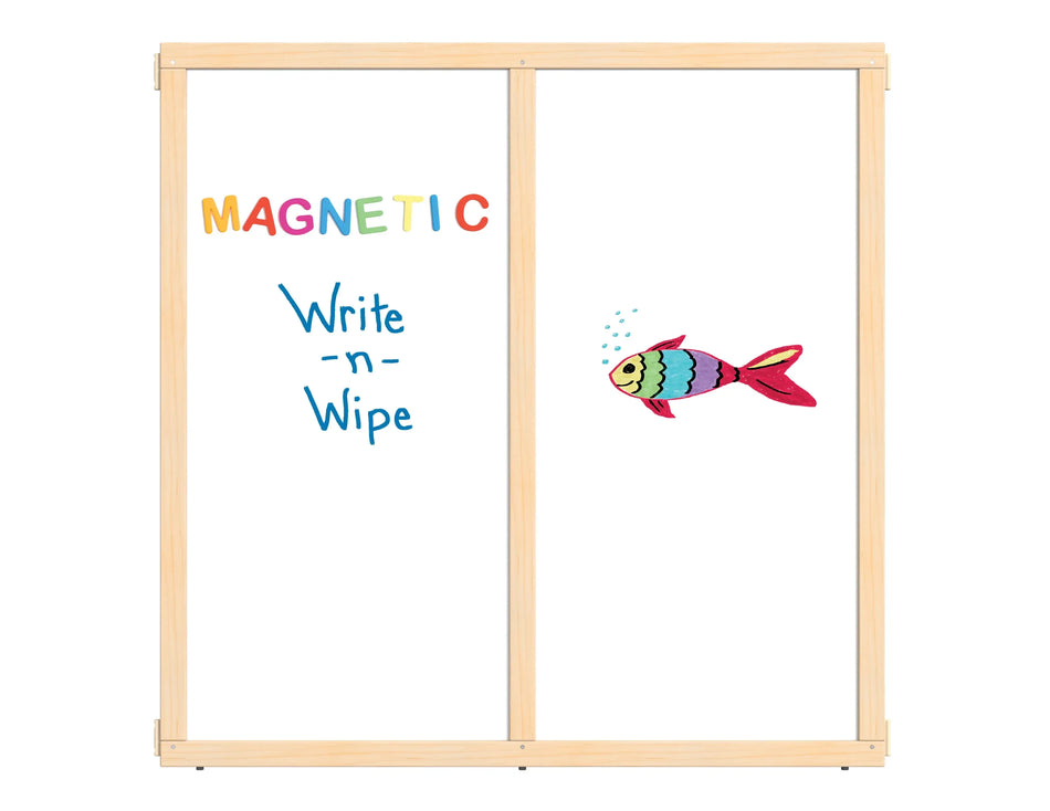 KYDZ Suite® Panel - S-height - 48" Wide - Magnetic Write-n-Wipe