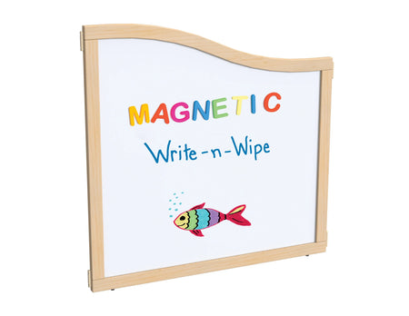 KYDZ Suite® Cascade Panel - E To A-height - 36" Wide - Magnetic Write-n-Wipe