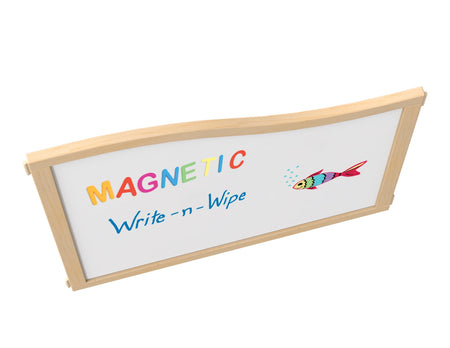 KYDZ Suite® Cascade Panel - E To A-height - 36" Wide - Magnetic Write-n-Wipe