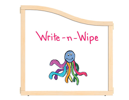KYDZ Suite® Cascade Panel - E To A-height - 36" Wide - Write-n-Wipe