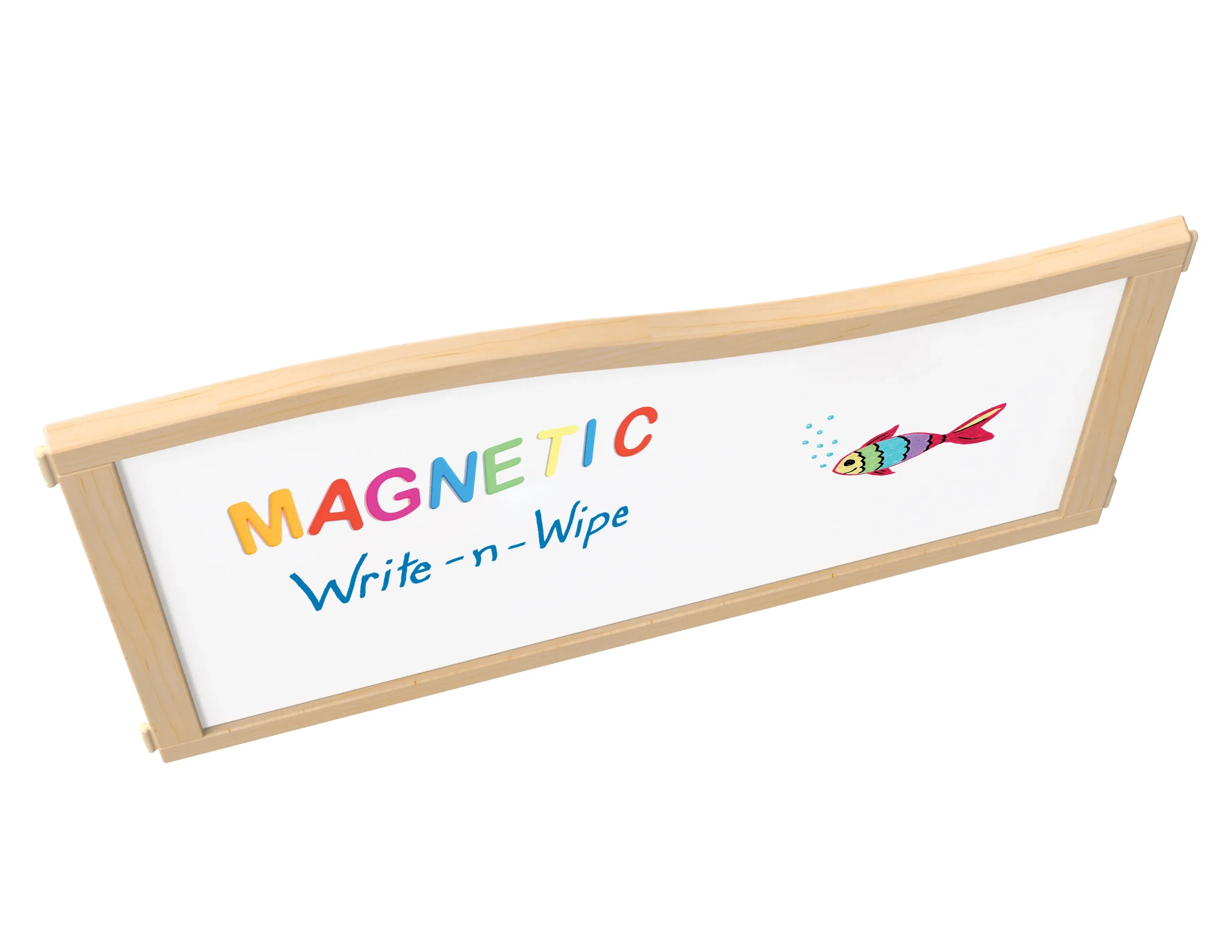 KYDZ Suite® Cascade Panel - E to T-height - 36" Wide - Magnetic Write-n-Wipe