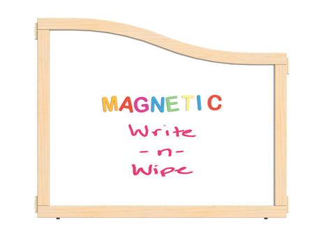 KYDZ Suite® Cascade Panel - E to T-height - 36" Wide - Magnetic Write-n-Wipe