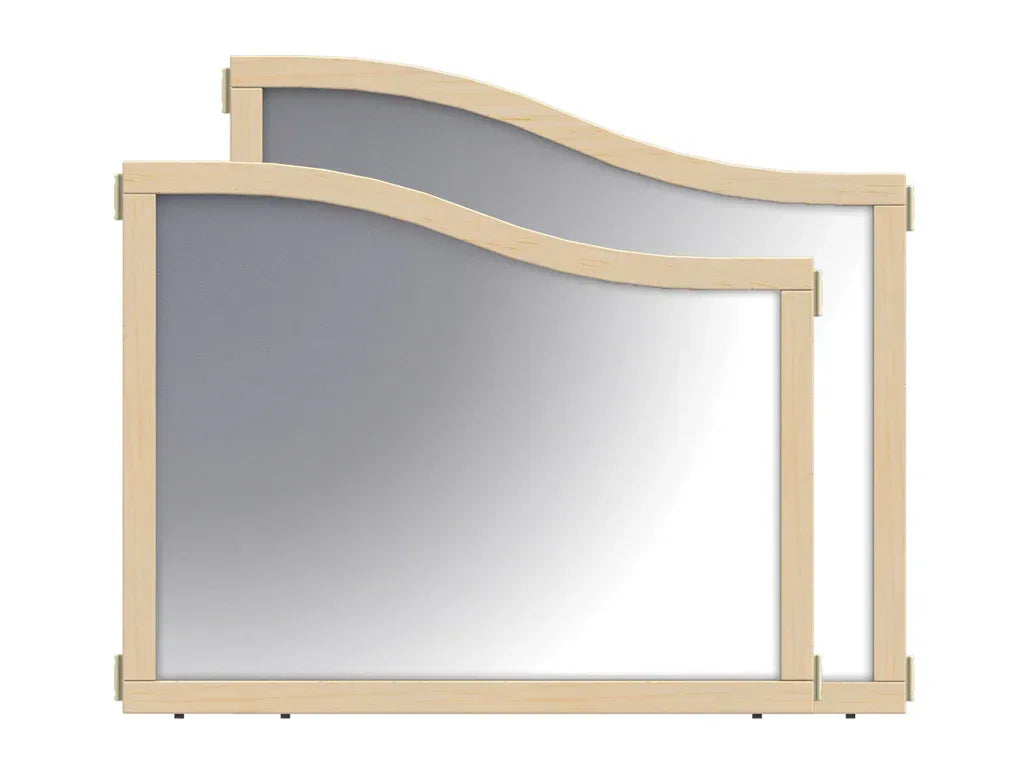 KYDZ Suite® Cascade Panel - E To A-height - 36" Wide - See-Thru