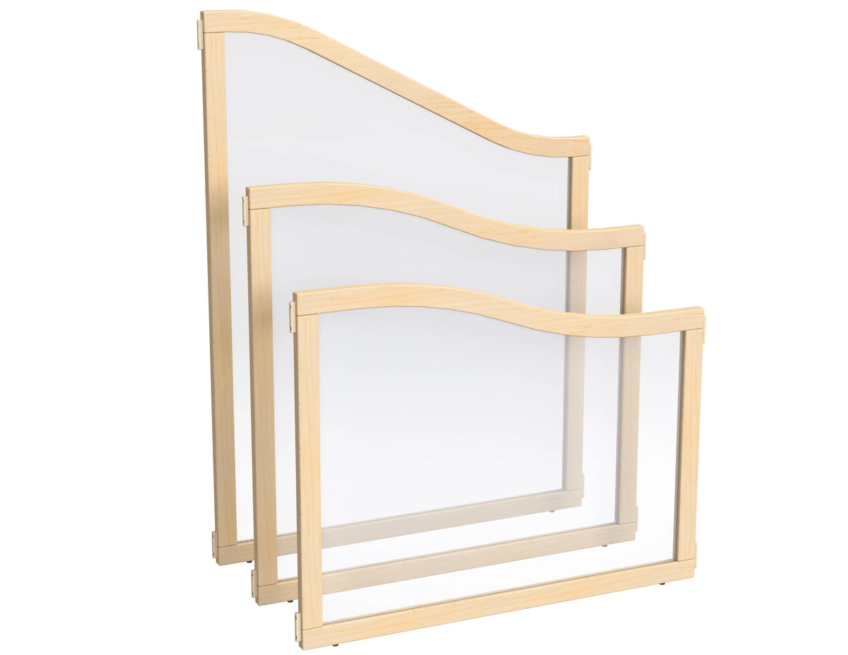 KYDZ Suite® Cascade Panel - A to S-height - 36" Wide - See-Thru