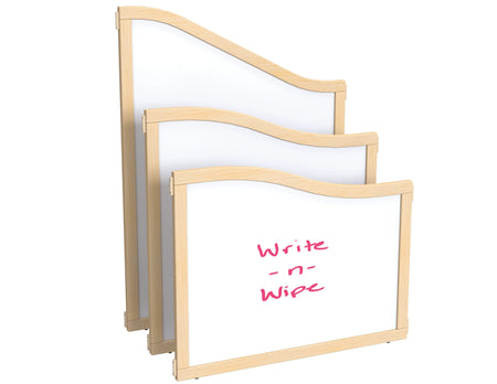 KYDZ Suite® Cascade Panel - E to T-height - 36" Wide - Write-n-Wipe