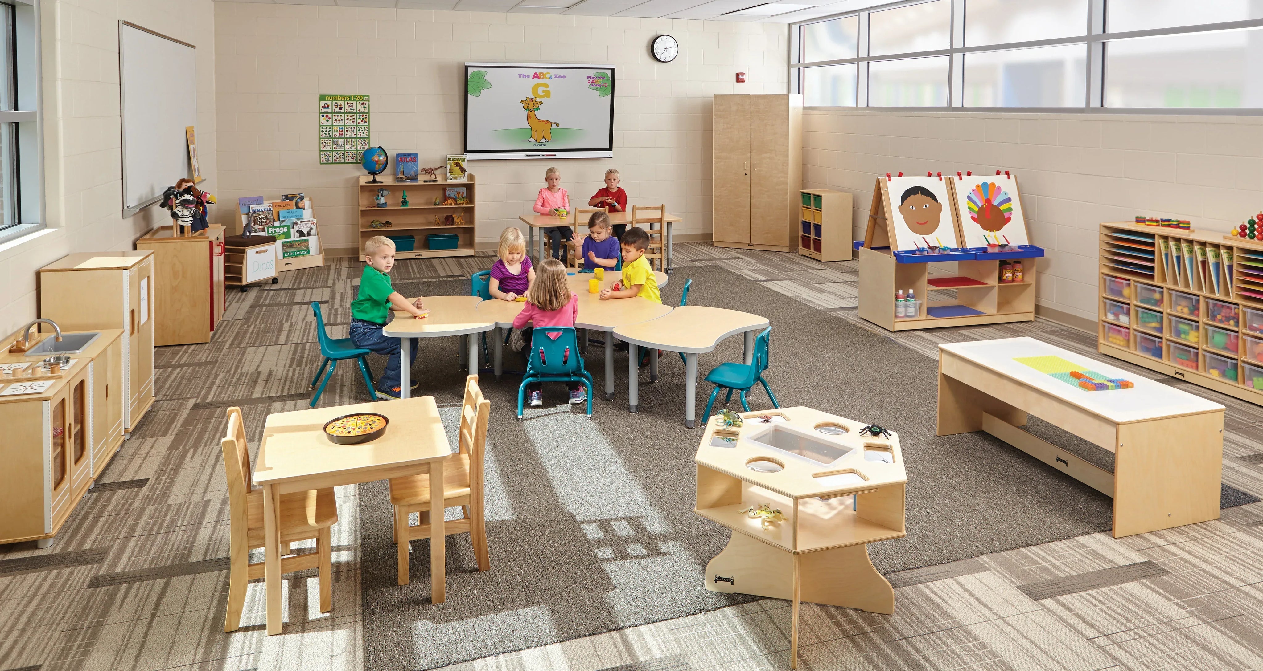 Jonti-Craft® 4 Station Art Center