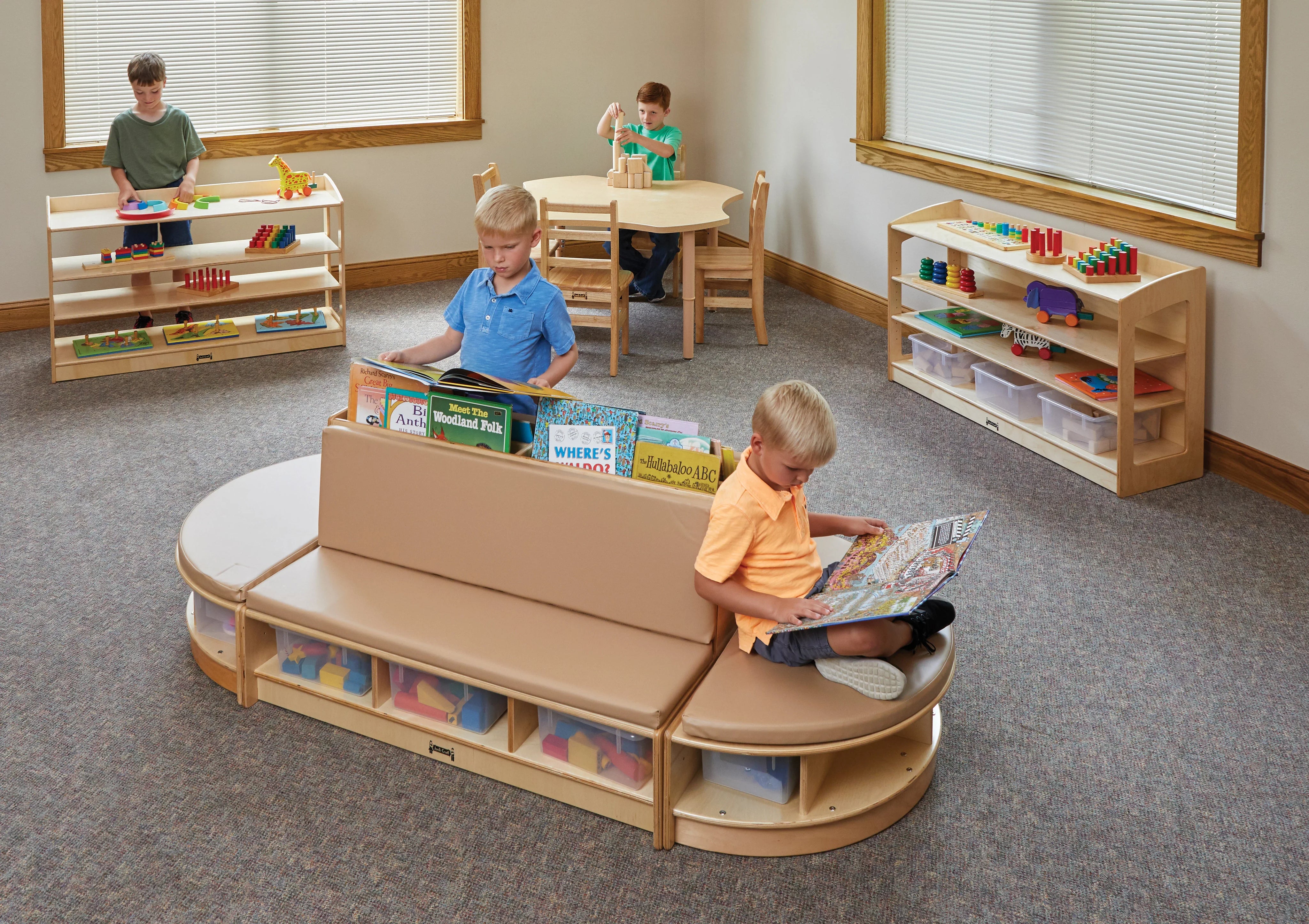 Jonti-Craft® Purpose+ Four Leaf Table