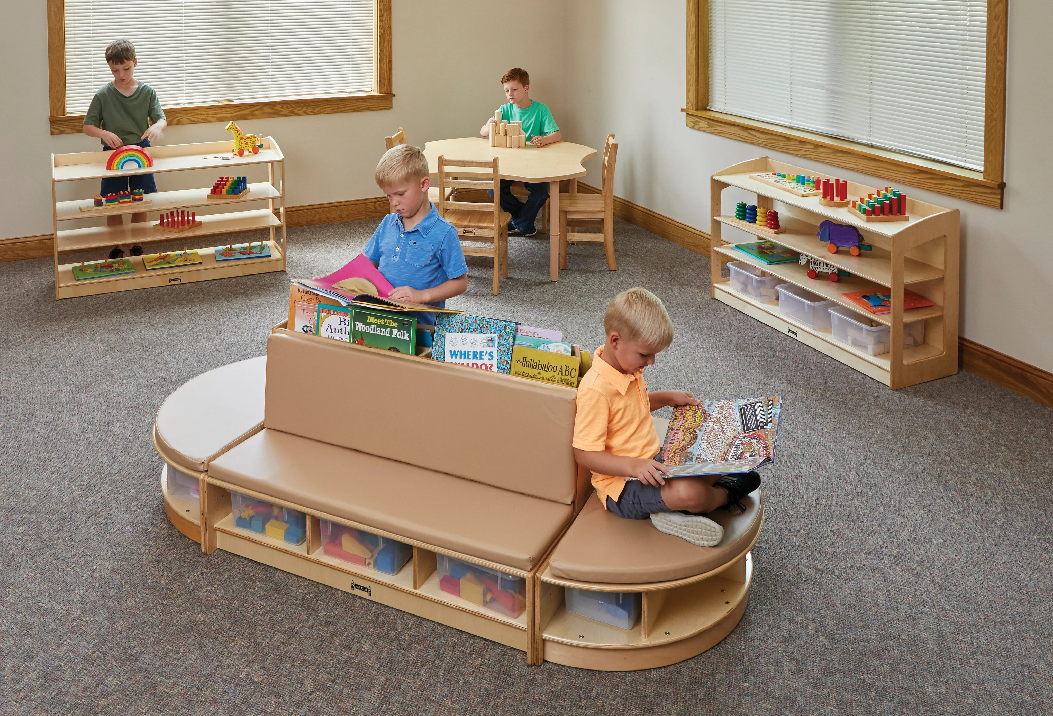 Jonti-Craft® Ridgetop Storage - Open View