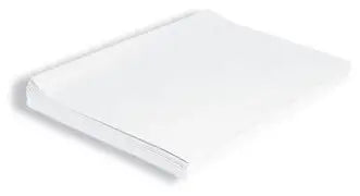 White folded towel on a white background