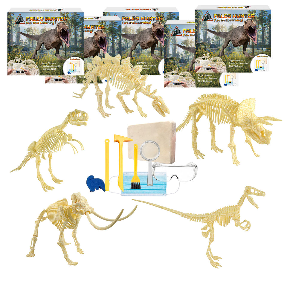 STEAM Education - HamiltonBuhl® Paleo Hunter™ Dig Kit - All Five Dinosaurs