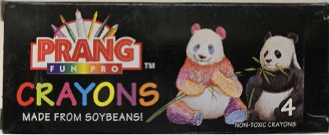 Prang Tuck Box Crayons, (Standard Size) - 4 COLORS