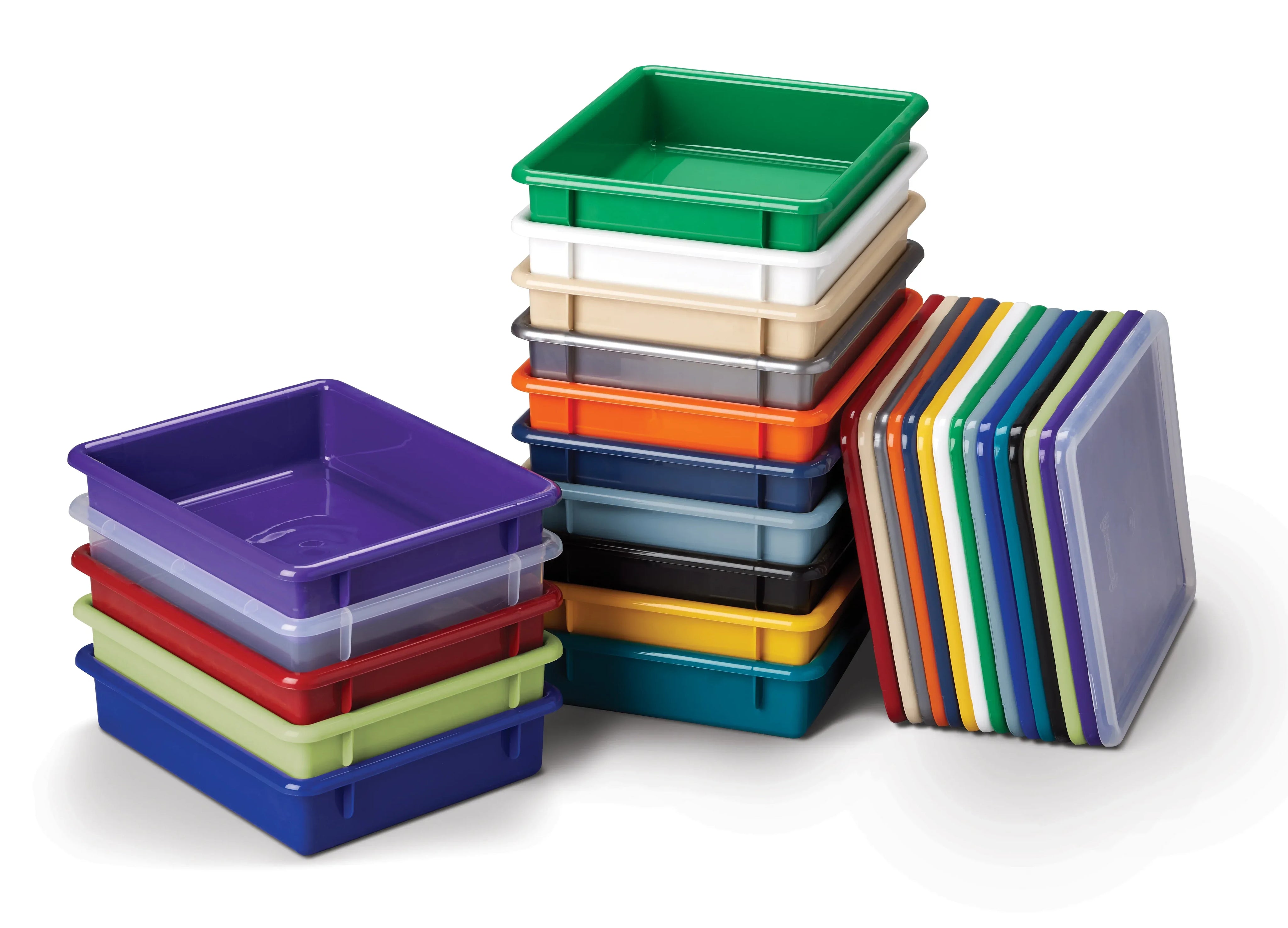 Jonti-Craft® Super-Sized Combo Mobile Storage Unit - with Clear Bins