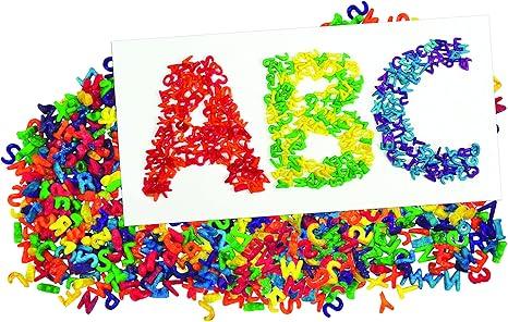 Roylco Colored Alpha Noodles, 1/2 Lb Box R2112