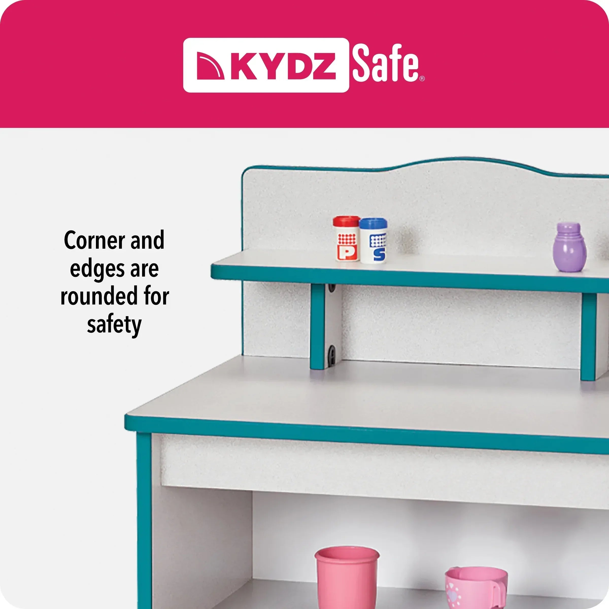 Rainbow Accents® Short Bookcase - Gray