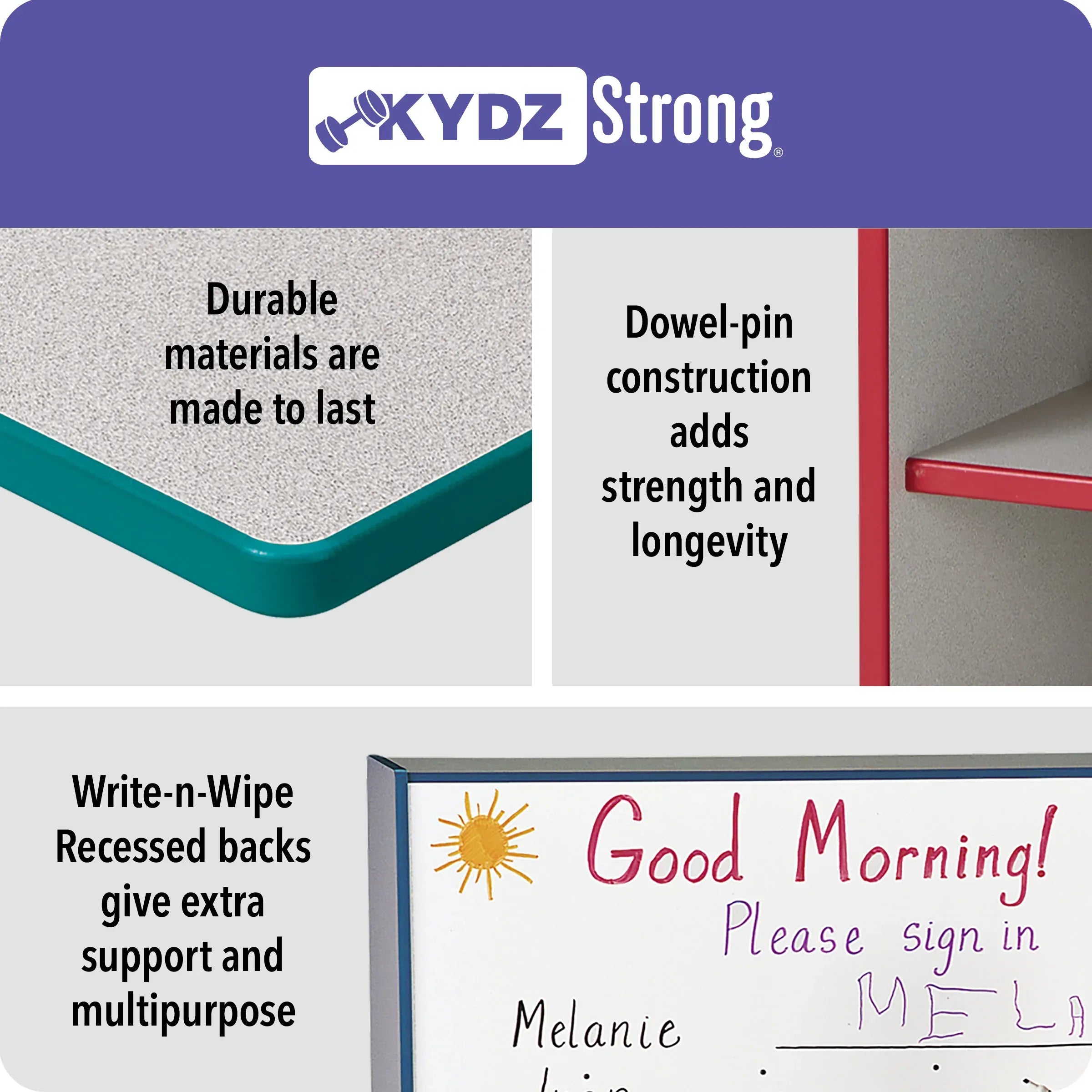 Rainbow Accents® Low Single Mobile Storage Unit - Navy