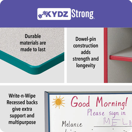 Rainbow Accents® Low Single Mobile Storage Unit - Navy