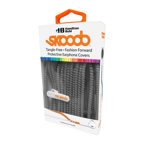 Tangle Free Earbud Covers - Anthracite Gray