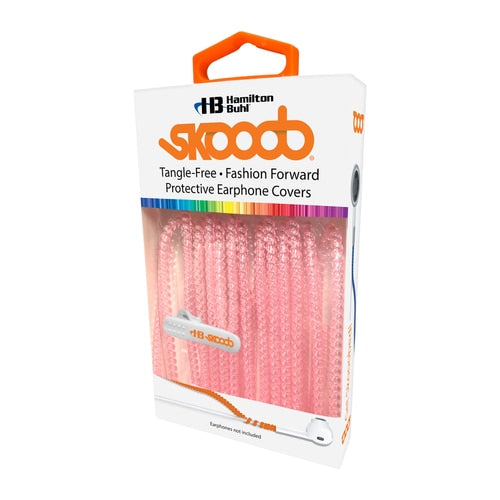 Tangle Free Earbud Covers - Translucent Pink