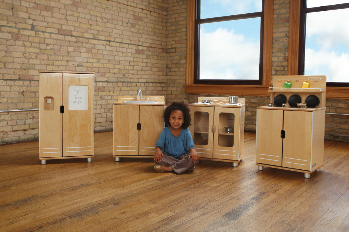 TrueModern® Play Kitchen Fridge
