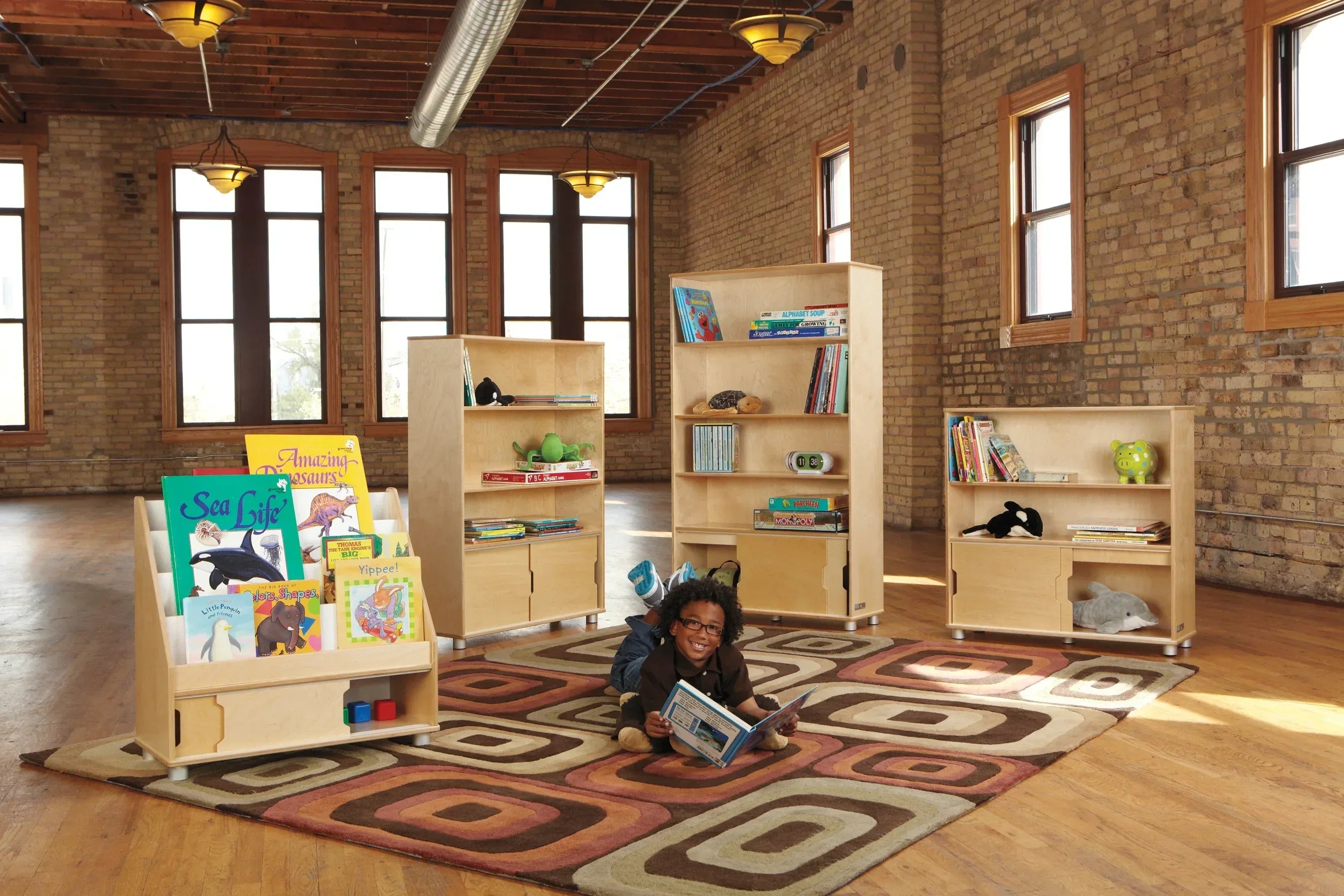 TrueModern® Four-Shelf Bookcase