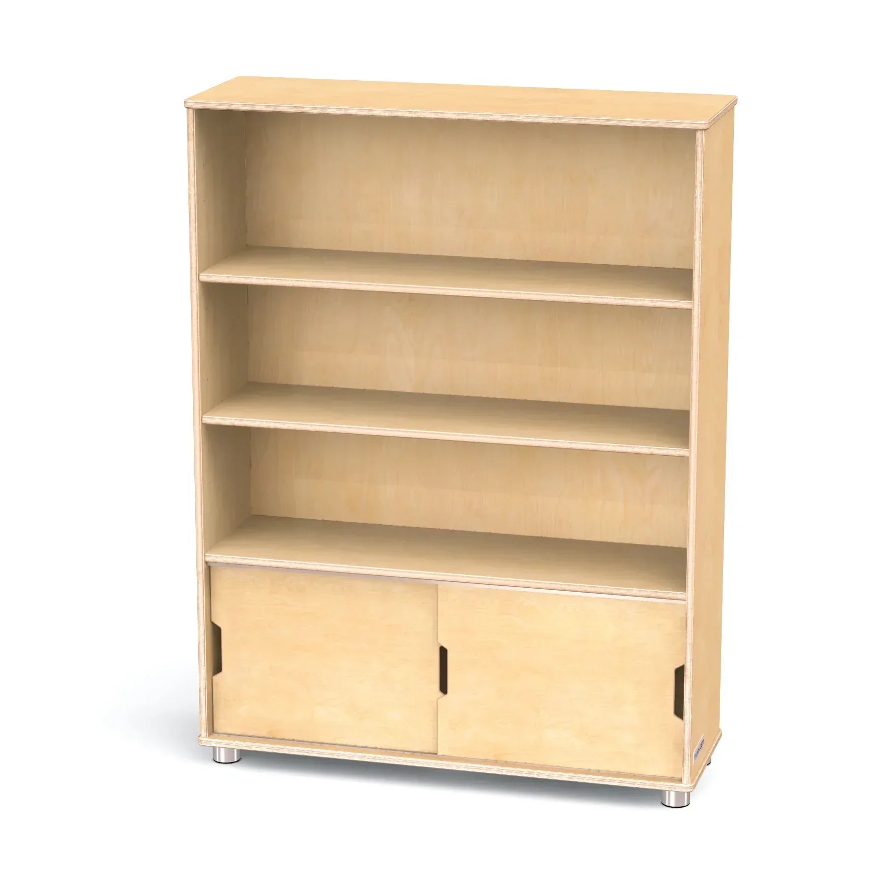 TrueModern® Three-Shelf Bookcase
