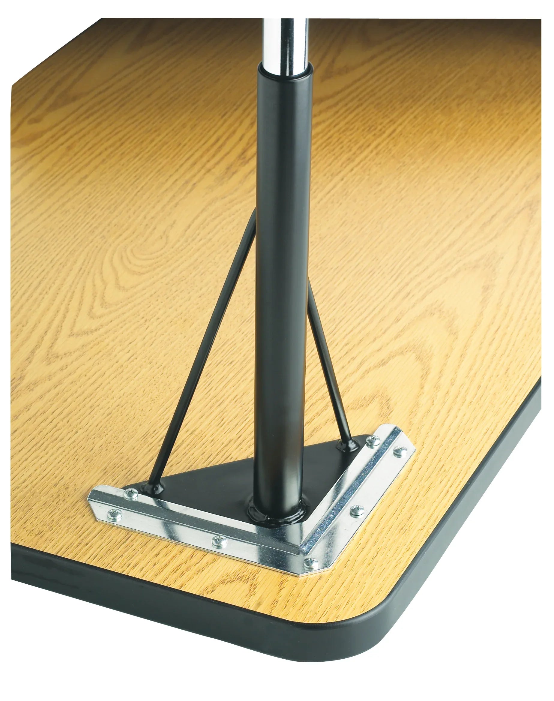 Berries® Rectangle Student Desk - 24" X 30", E-height - Maple/Black/Black