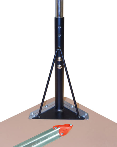 Berries® Rectangle Dry Erase Table - 30" x 48", A-height - Write-n-Wipe/Black/Black