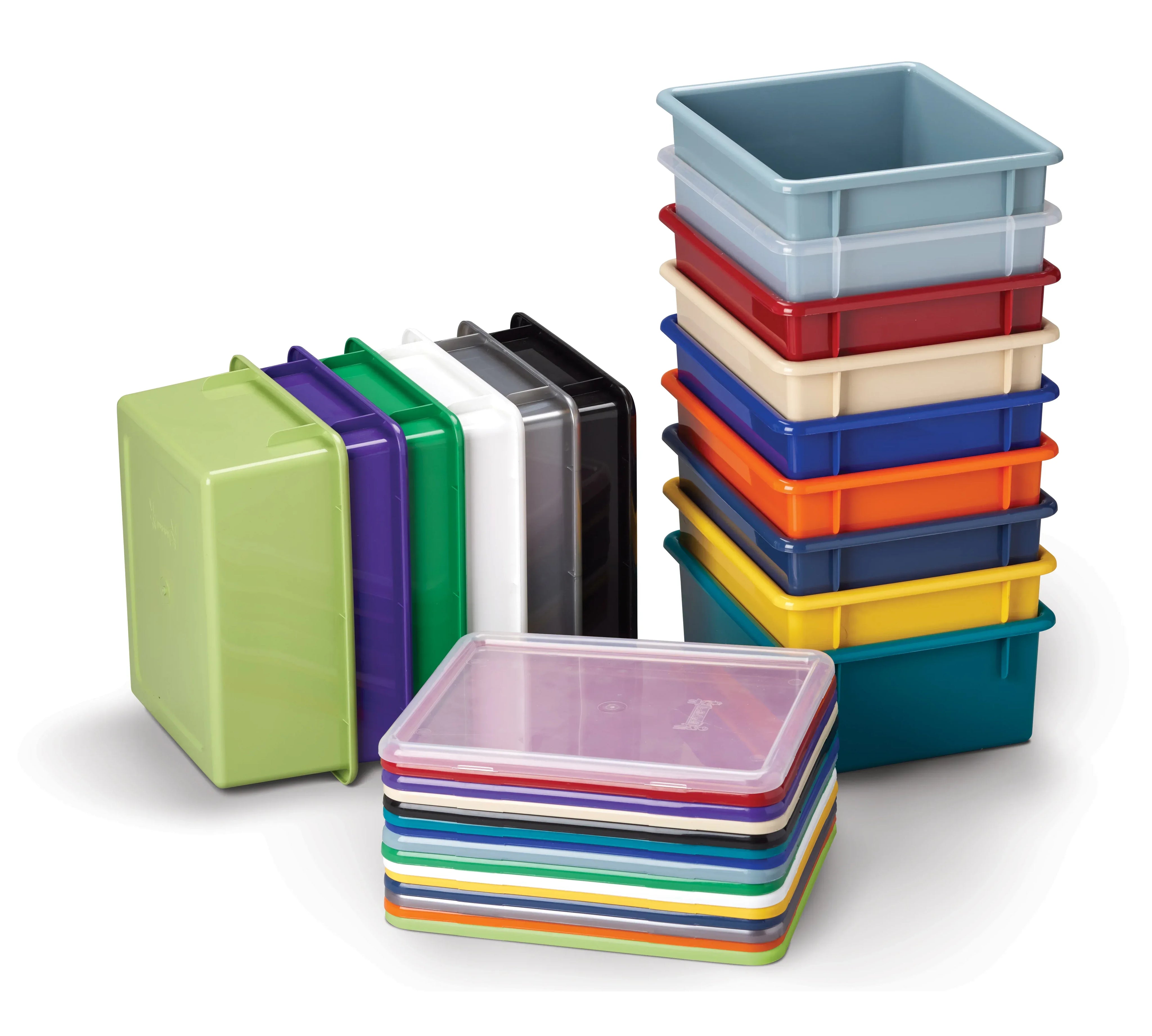 Jonti-Craft® 10 Tub Mobile Storage - with Clear Tubs