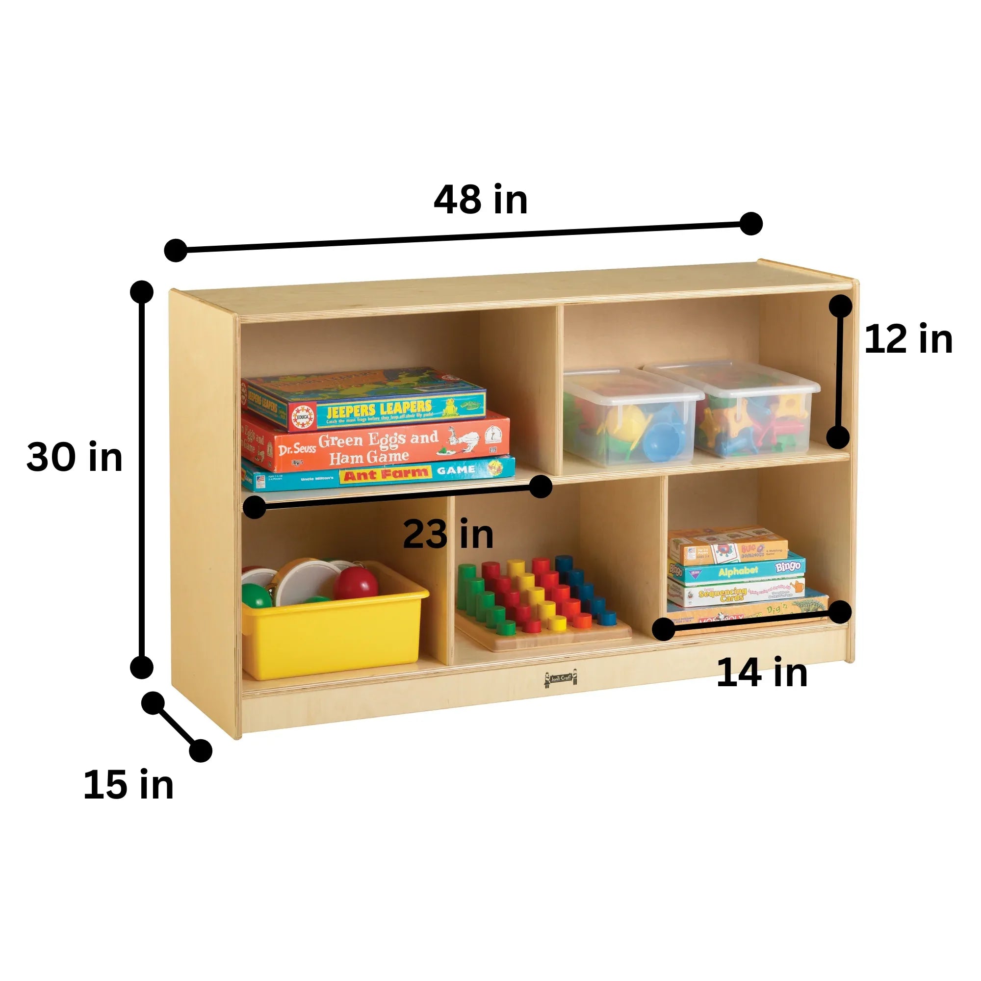 Rainbow Accents® Low Single Mobile Storage Unit - Gray