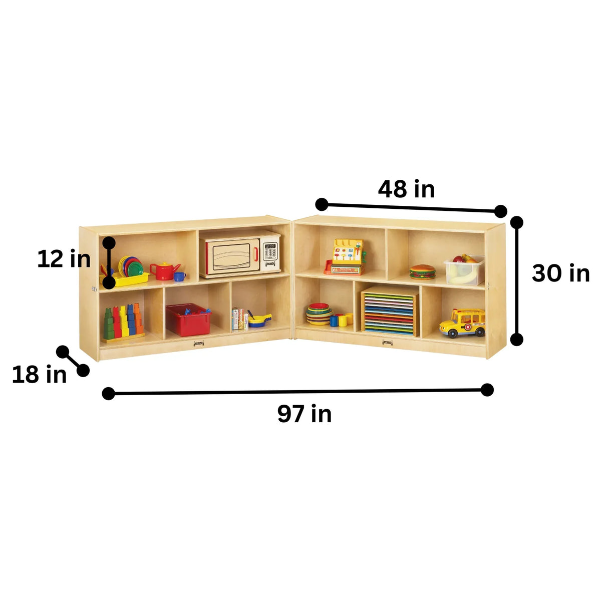 Jonti-Craft® Low Mobile Fold-n-Lock