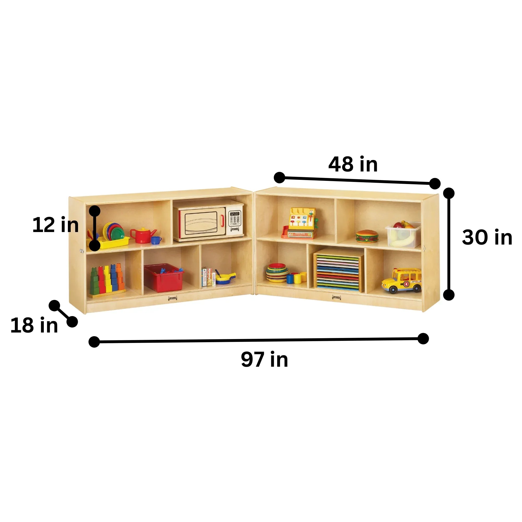 Jonti-Craft® Low Mobile Fold-n-Lock