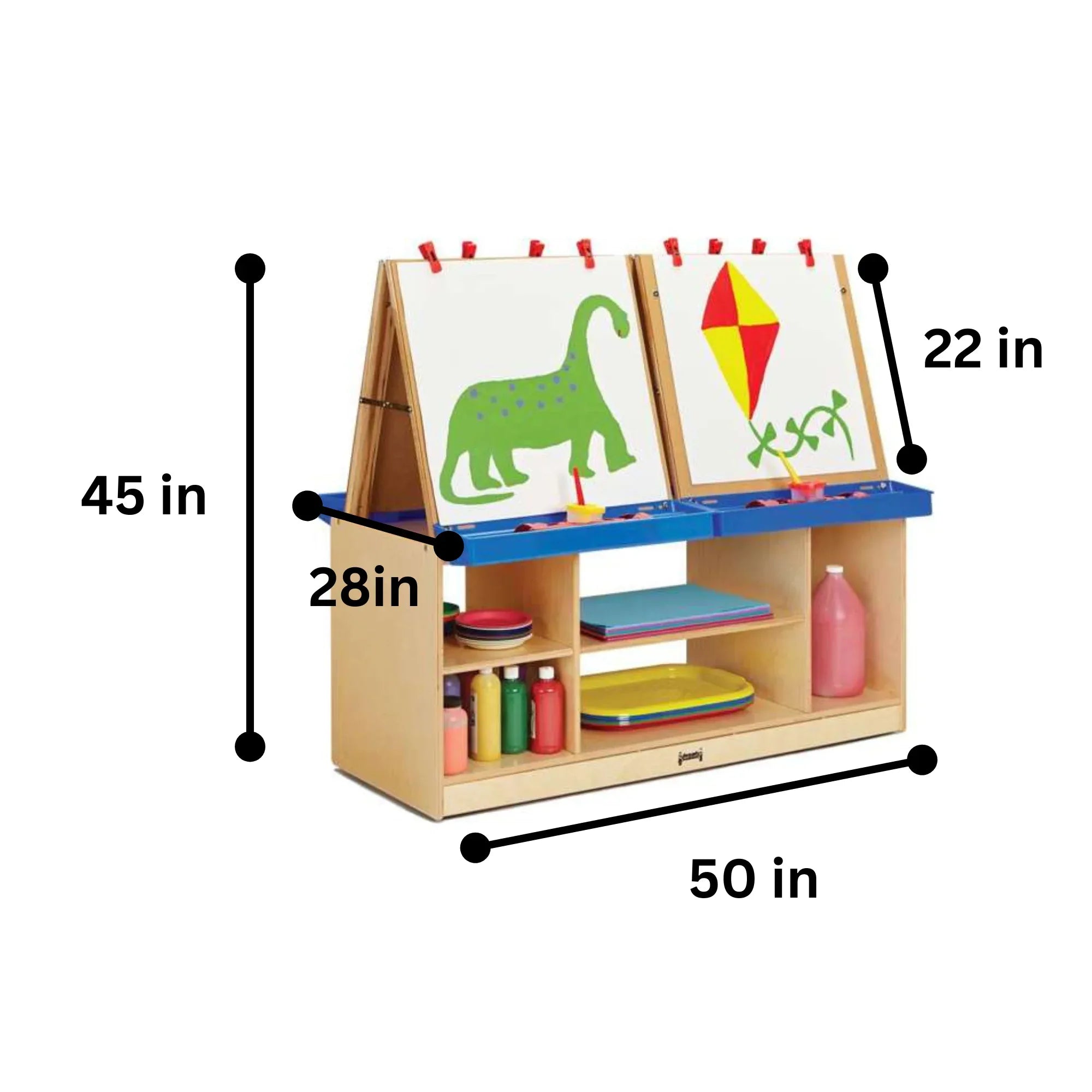 Jonti-Craft® 4 Station Art Center