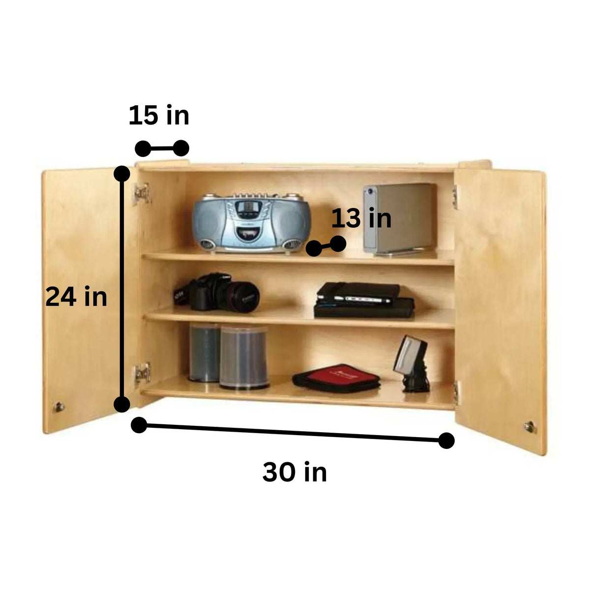 Jonti-Craft® Lockable Wall Cabinet