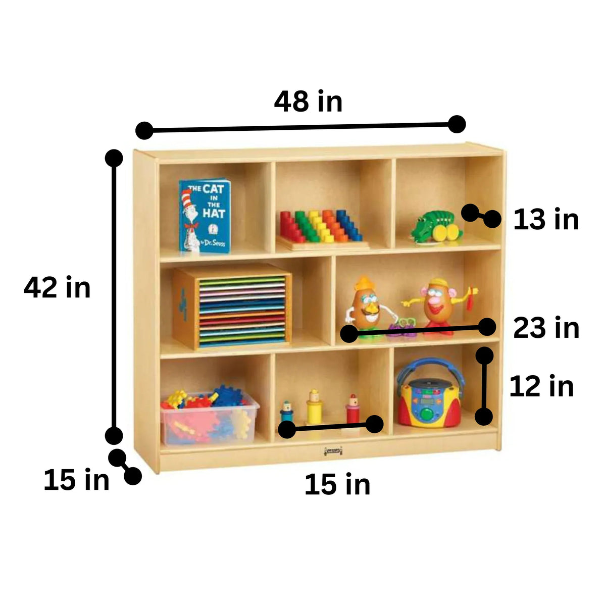 Jonti-Craft® Mega Mobile Single Storage Unit