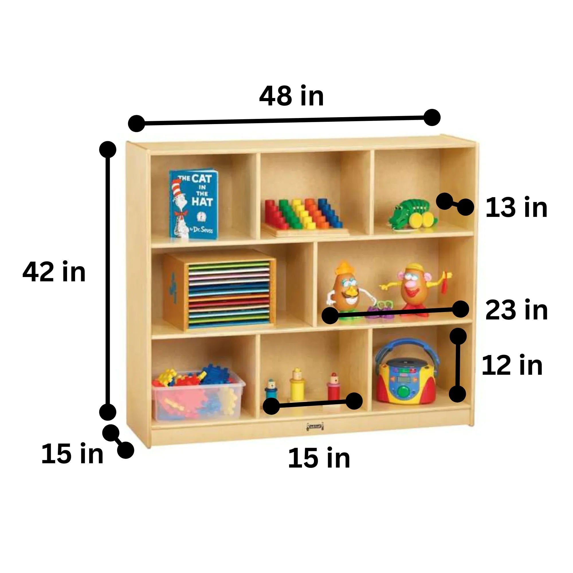 Jonti-Craft® Mega Mobile Single Storage Unit