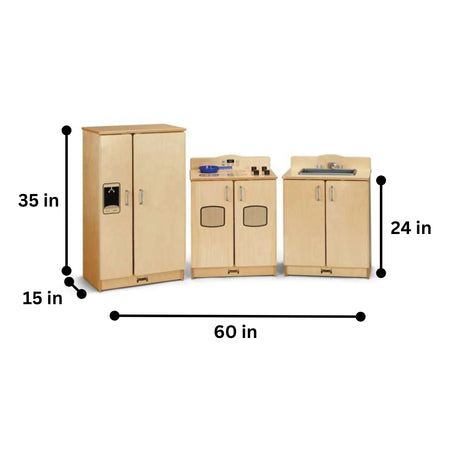 Jonti-Craft® Culinary Creations Play Kitchen 3 Piece Set