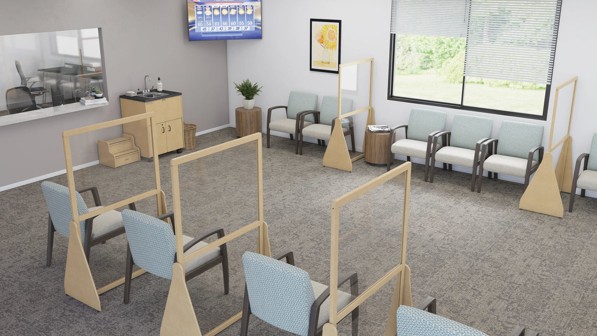 Jonti-Craft® Clean Hands Helper Portable Sink - 38" Counter - Plastic Sink