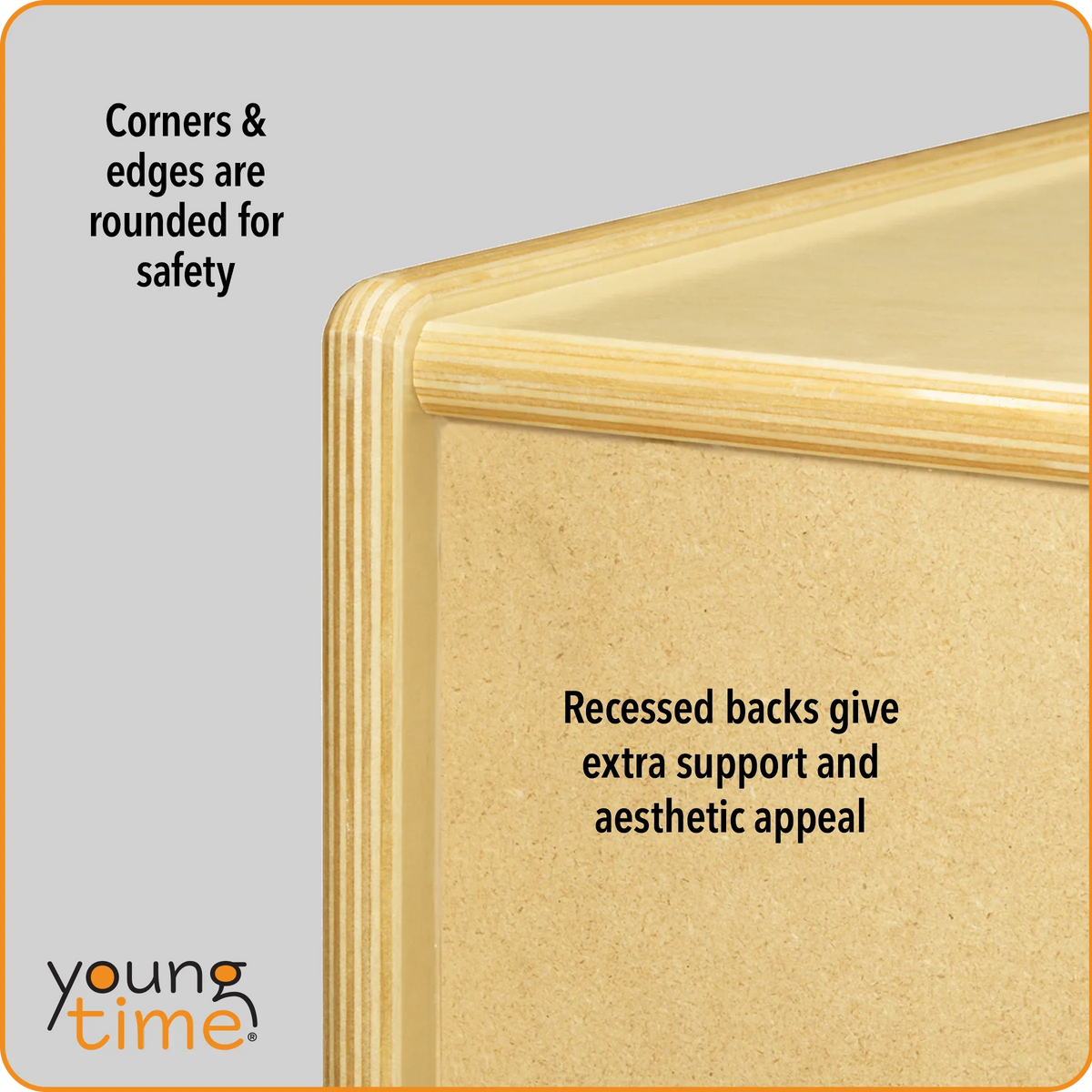 Young Time® 20 Cubbie-Tray Storage - with Clear Bins