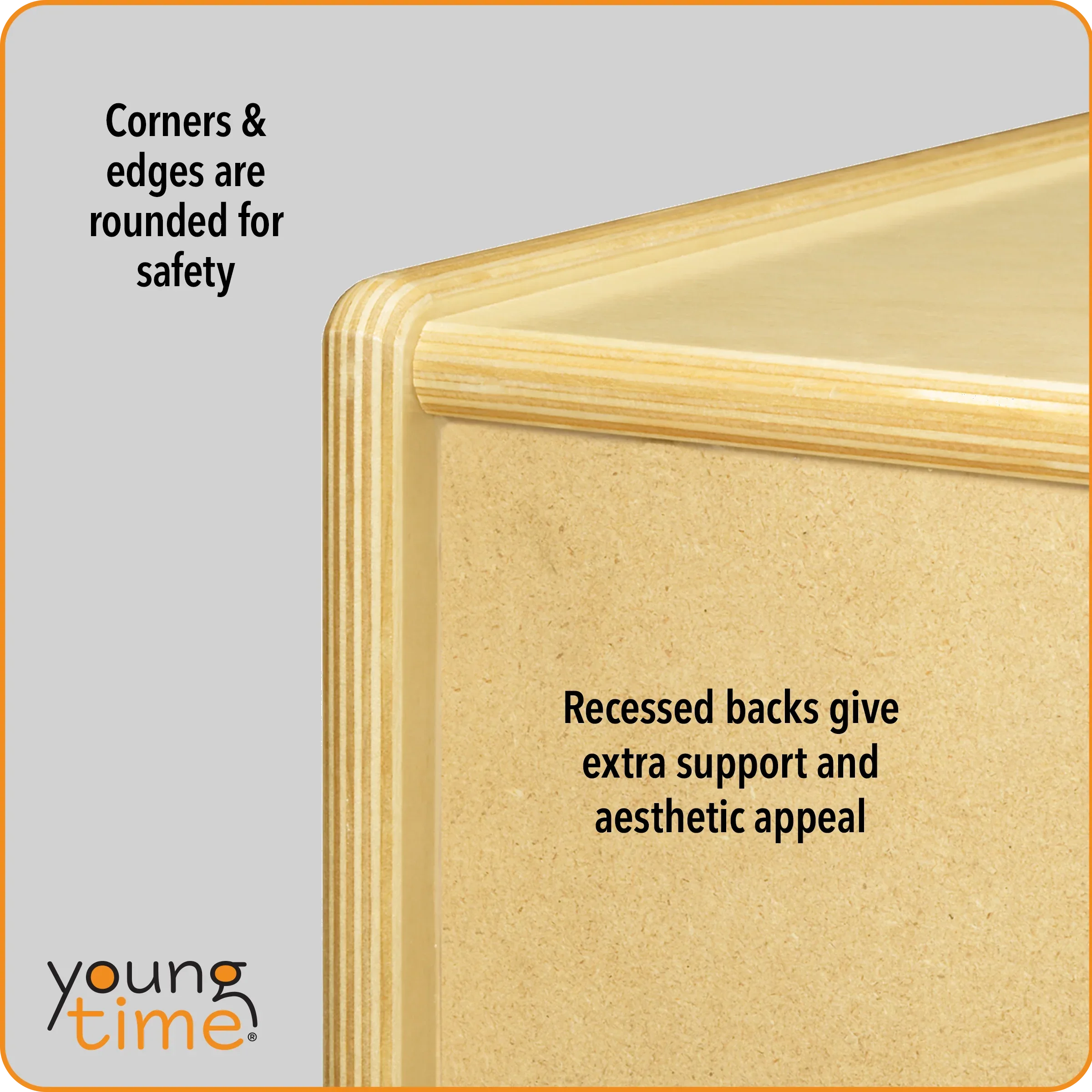 Young Time® Short Adjustable Shelf Bookcase
