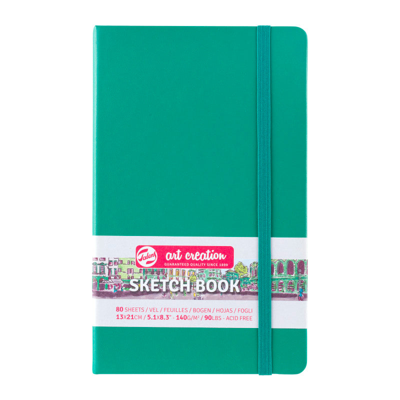 Sketchbook, 80 Sheets, 90lbs, Forest Green Cover, 5.1" x 8.3" a000a8ee2a34067025e4d4d4d29c0d8f03f299c6