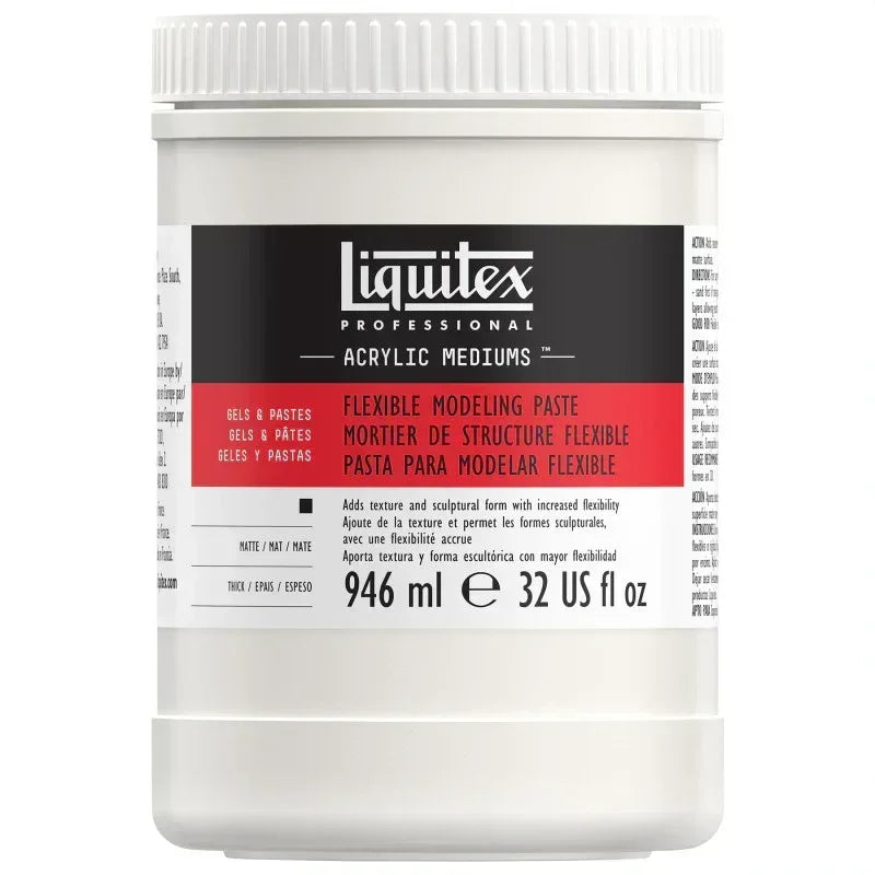 Professional Acrylic Flexible Modeling Paste, 32 oz (946 mL)
